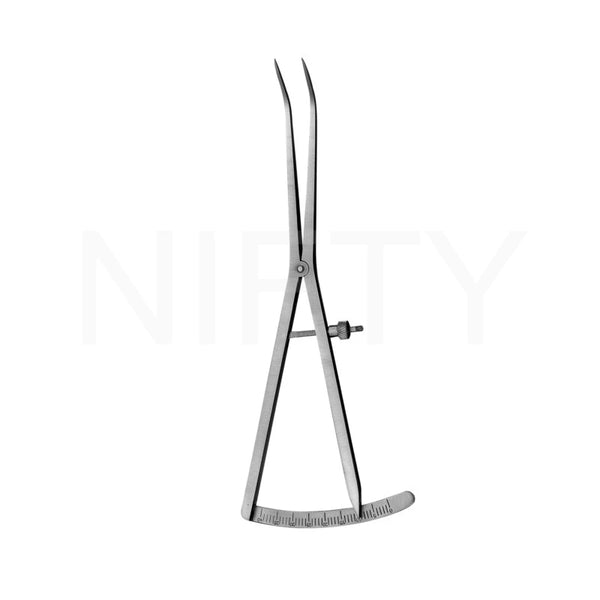 Castroviejo Bone Caliper 40mm, Curved