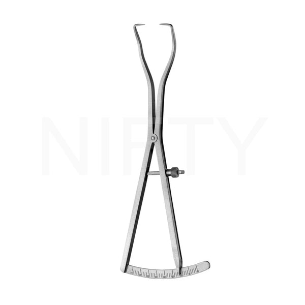 Castroviejo Bone Caliper 40mm, Weiss Modified Curved