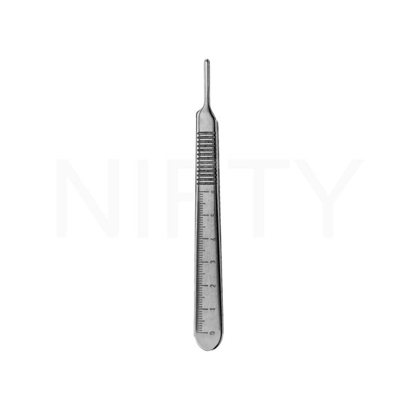 Surgical Blade Handle With Metric Measuring #3